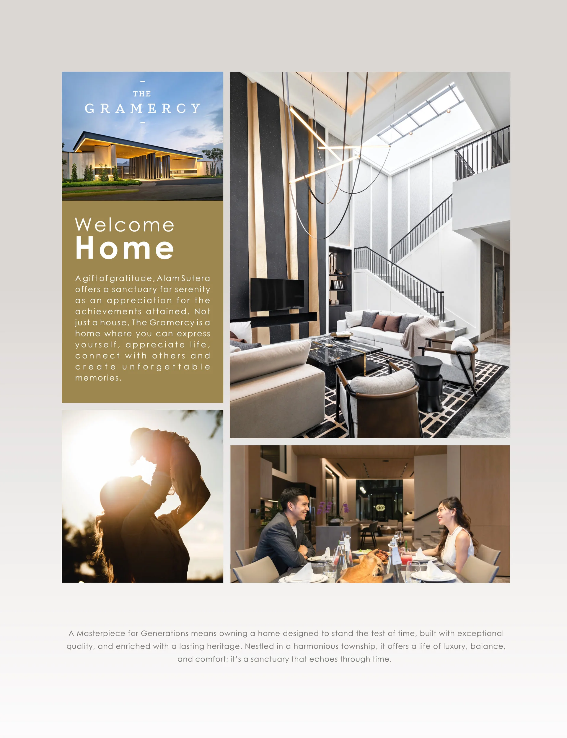 Momen kehangatan dan kemewahan di rumah The Gramercy Alam Sutera