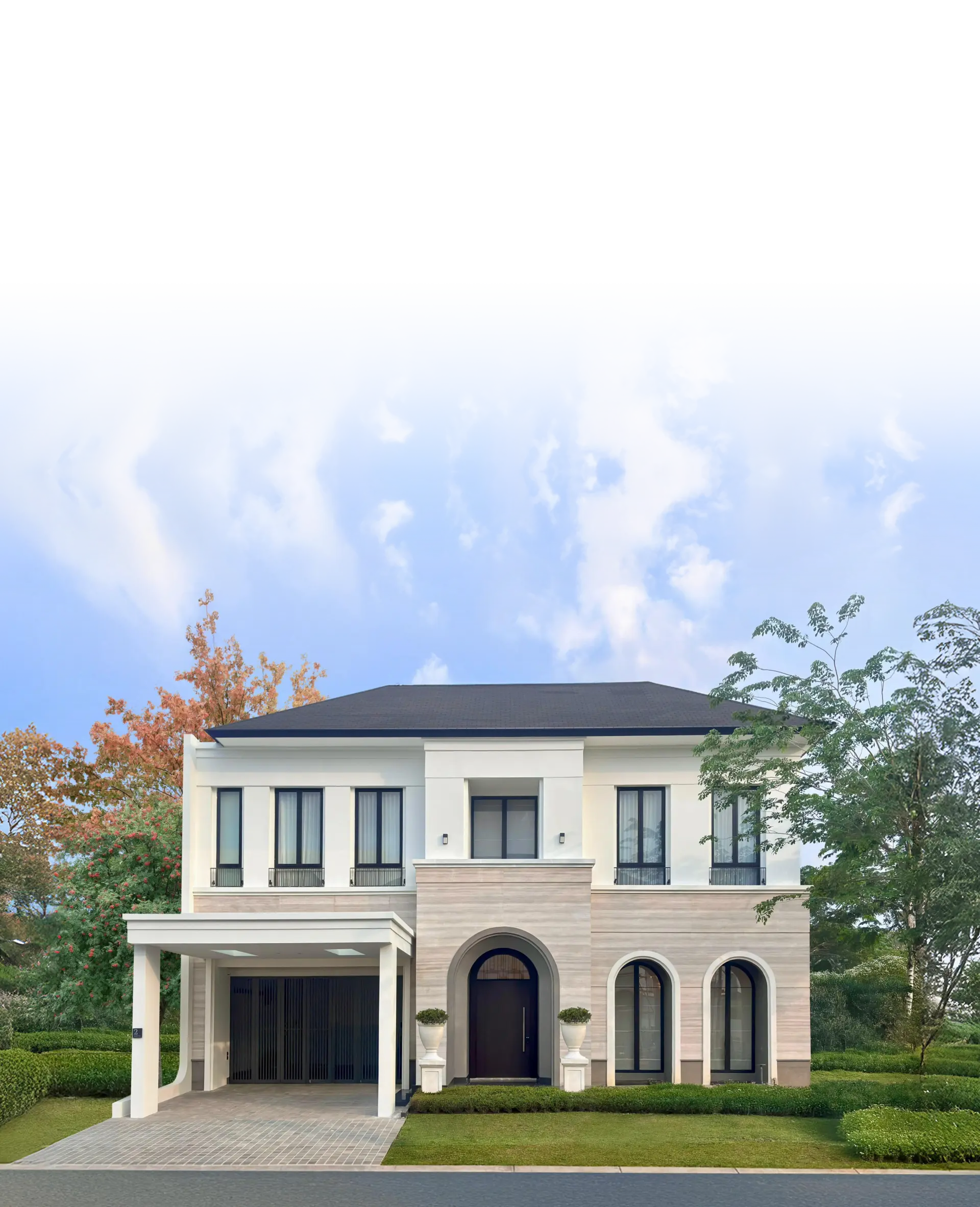 Tampak depan rumah The Gramercy